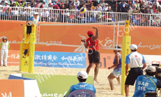 Supplier of beach volleyball equipment for the 2010 Asian Games in Guangzhou